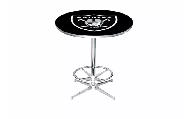 Las Vegas Raiders Pub Table For Sale – Game Room Gorilla