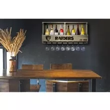 Las Vegas Raiders Reclaimed Bar Shelf