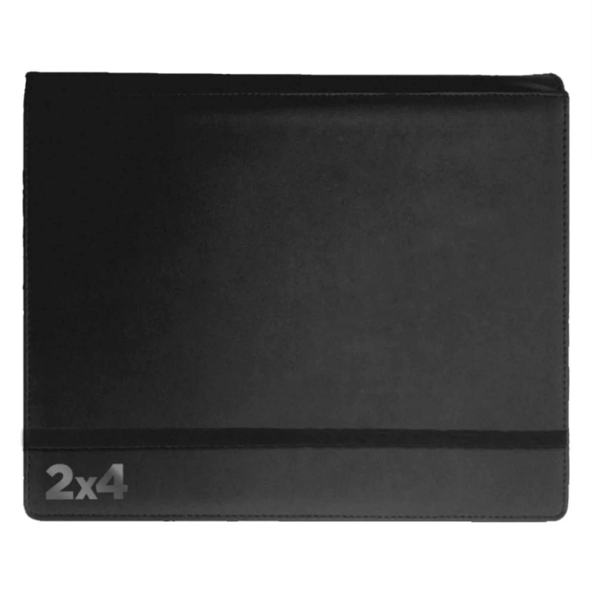 Legion Supplies Vinyl 8-Pocket Binder, Black, 2 x 4,
