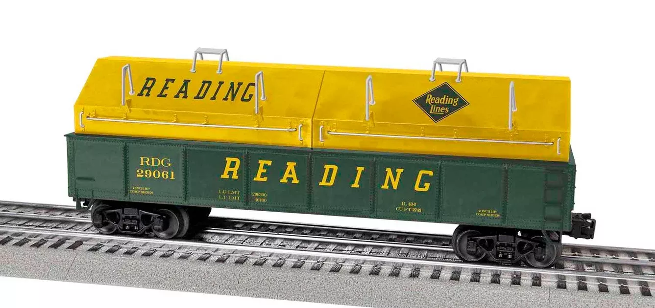 Lionel 2043161 O Gauge Gondola Reading RDG 29061