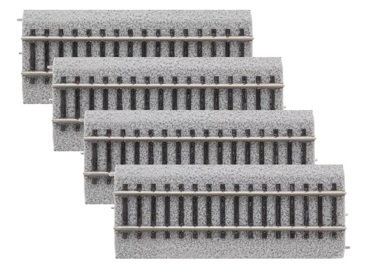 Lionel 8768044 HO Scale MagneLock 4.5" Straight 4 Pack