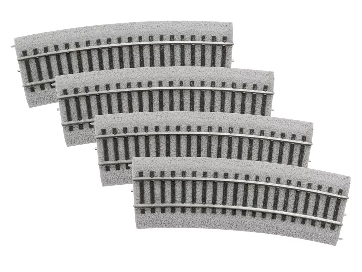 Lionel 8768064 HO Scale MagneLock 20" Radius Half Curve 4 Pack