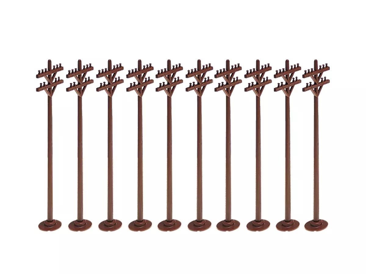 Lionel Trains 6-62181 | O Gauge Telephone Poles Set of 10