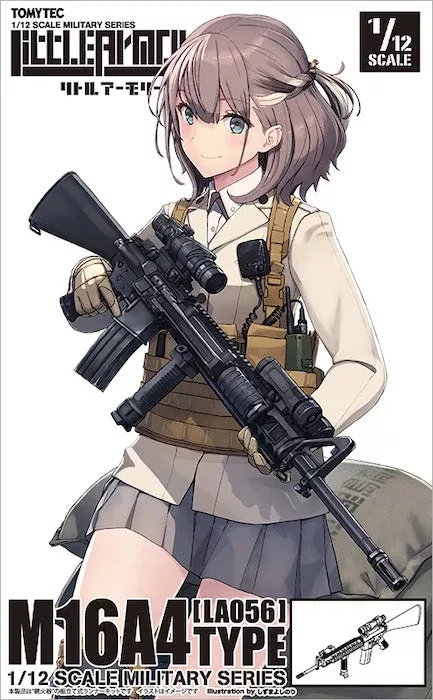 Little Armory: LA056 M16A4 Rifle 1/12 Scale