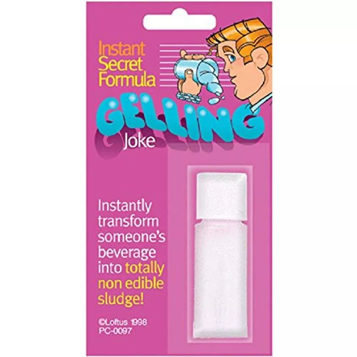 Loftus International Instant Gelling Joke - Pink Non-Edible Sludge
