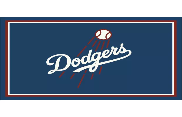 Los Angeles Dodgers Rug - Multiple Sizes For Sale – Game Room Gorilla
