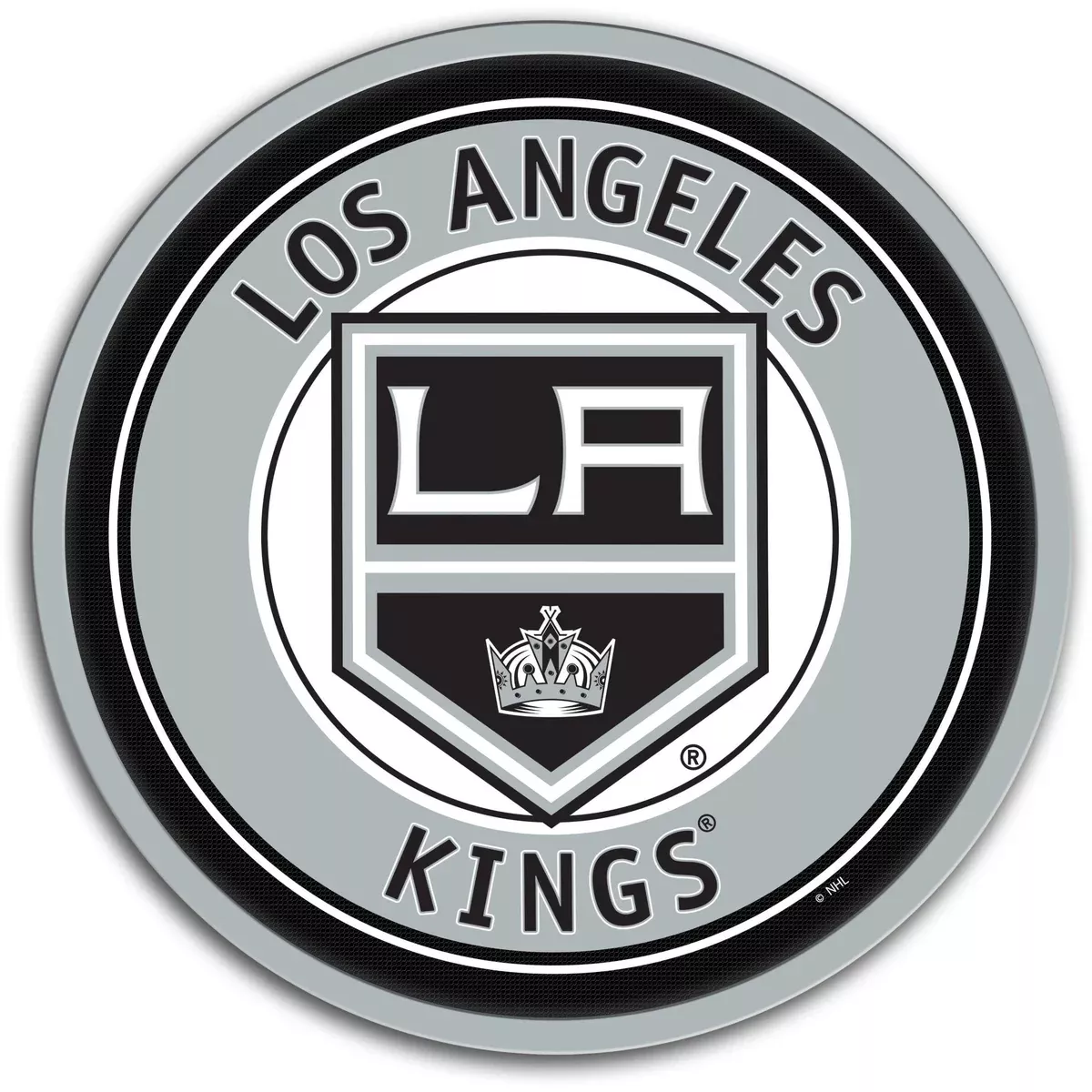 Los Angeles Kings: Modern Disc Wall Sign