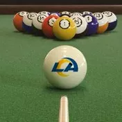Los Angeles Rams Cue Ball