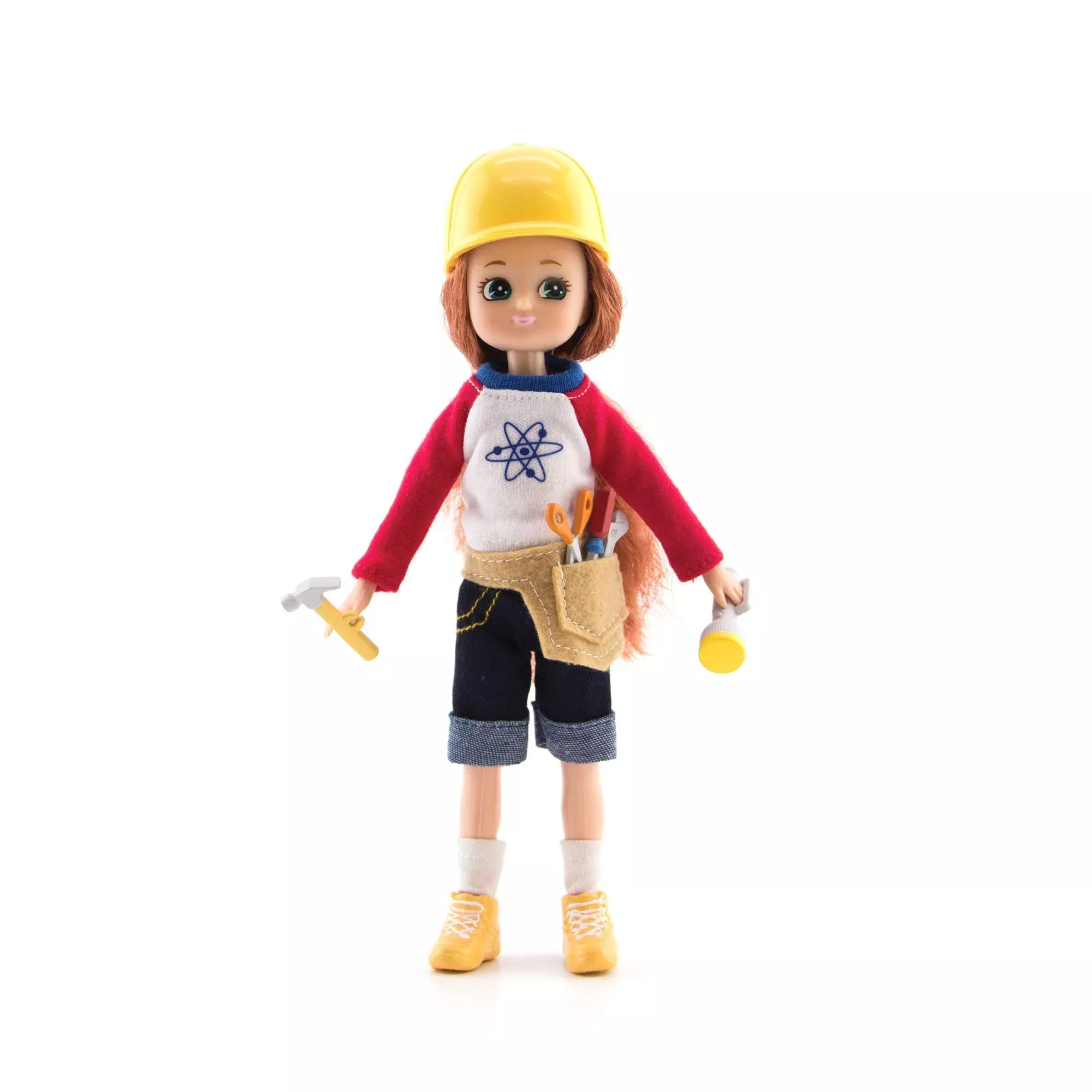 Lottie Inventor Doll - Engineer Playset, Small, Red and Navy