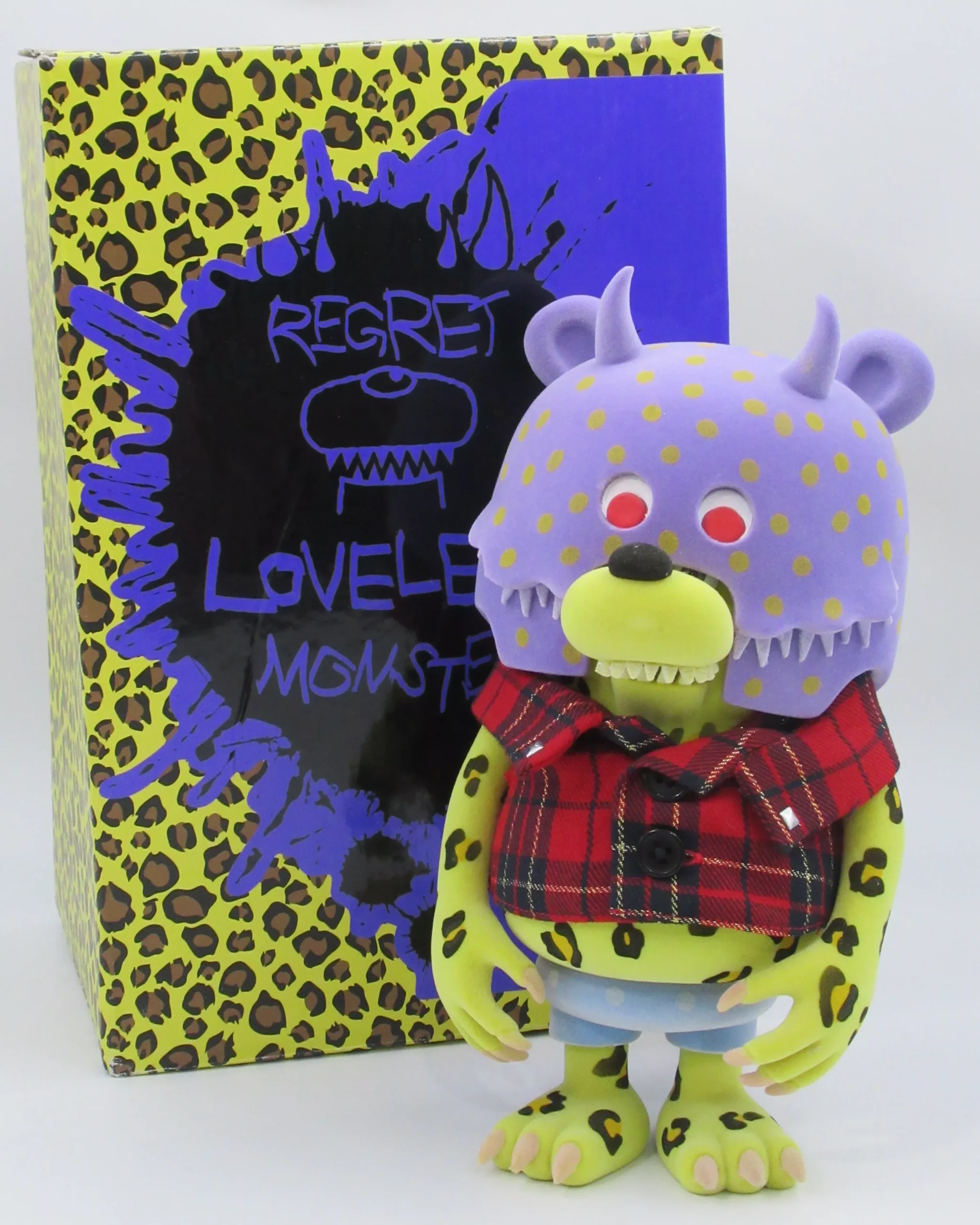 LOVELESS MONSTER Regret x T9G Flocked Figure - Medicom Toy (2008) 10"