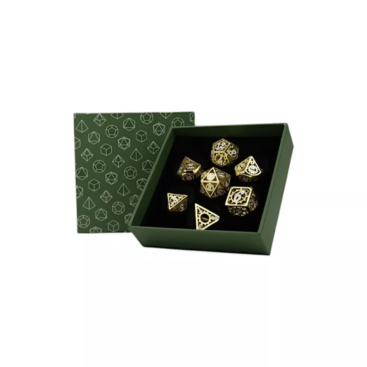 LPG - LPG 251930 - Dice Clockwork Sun Dice Set Ancient Bronze