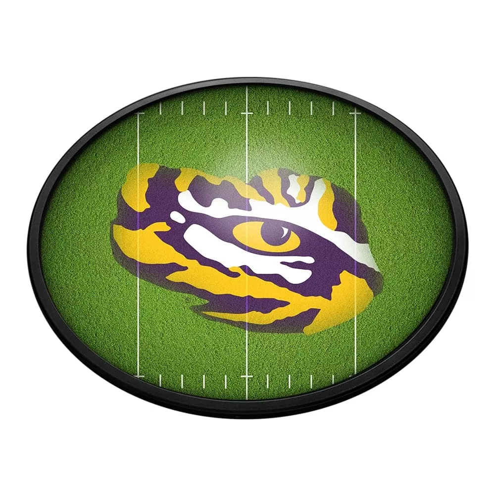 LSU Tigers: On the 50 - Oval Slimline Lighted Wall Sign