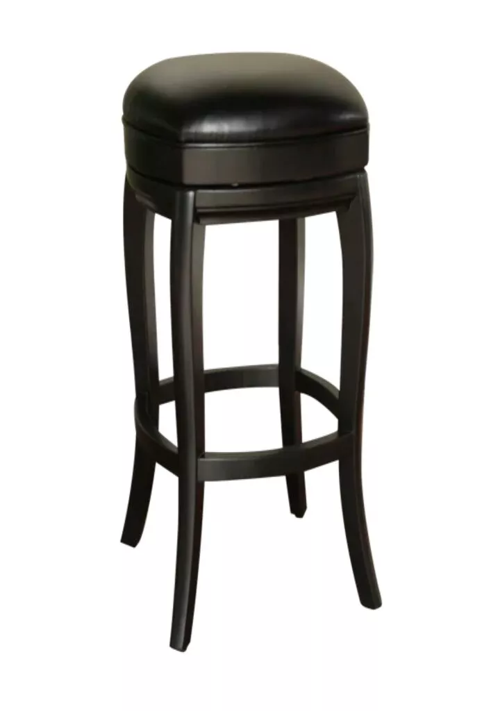 MADRID STOOL 30" - BLACK/BLACK For Sale – Game Room Gorilla