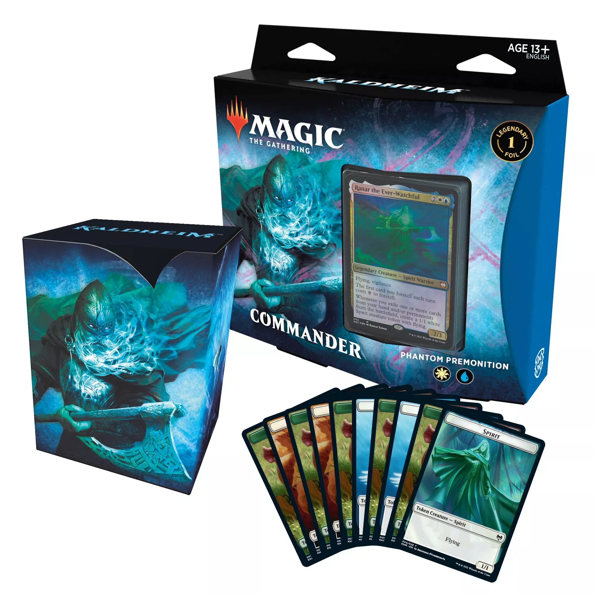 Magic: The Gathering Kaldheim Commander Deck, Multicolor, 100 Cards