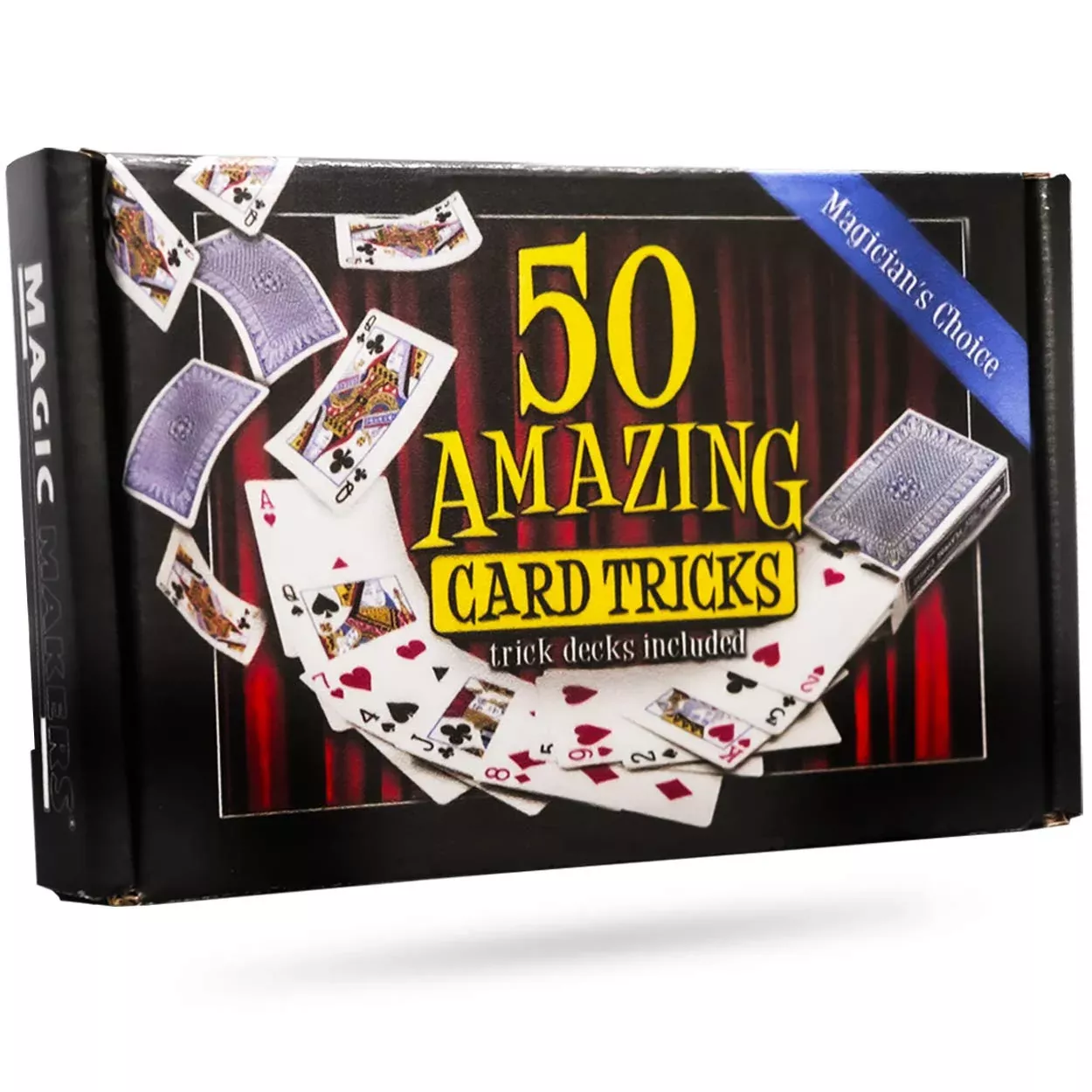 Magic Makers Card Trick Kit with Svengali & Stripper Decks, Multicolor