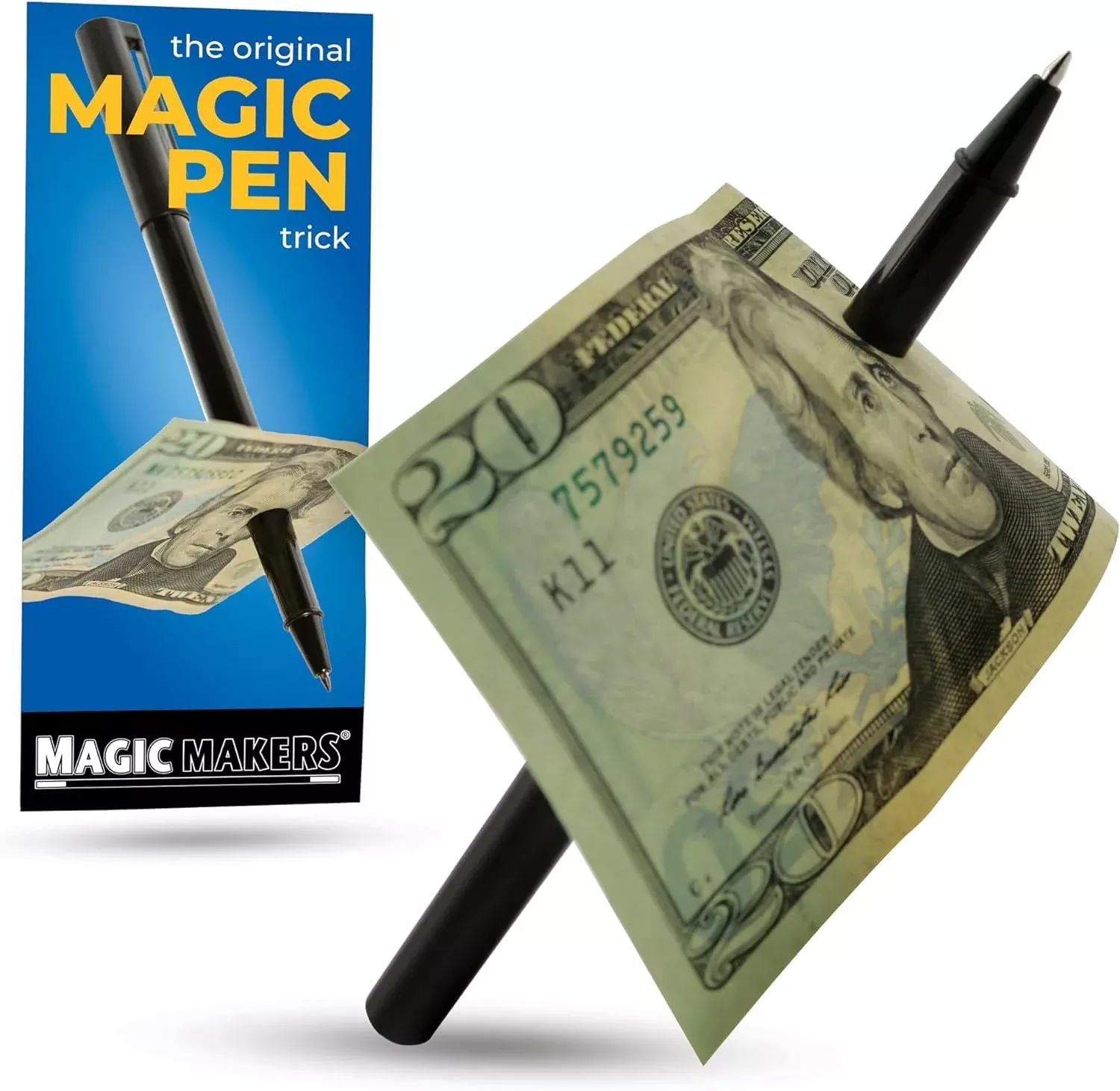 Magic Makers Magic Pen - Standard Black - Easy to Learn Trick