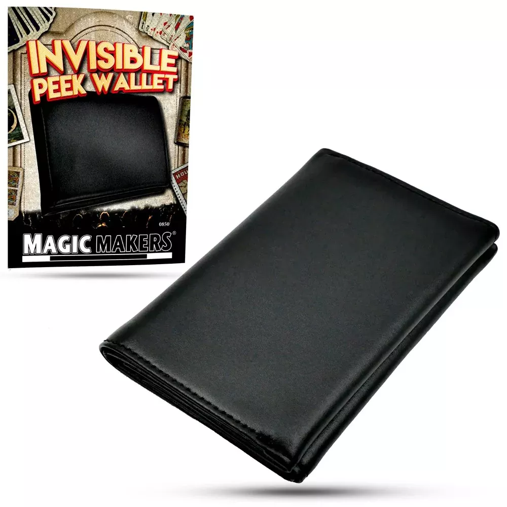 Magic Makers Mind Reading Wallet - Black, Easy to Use, Magic Trick