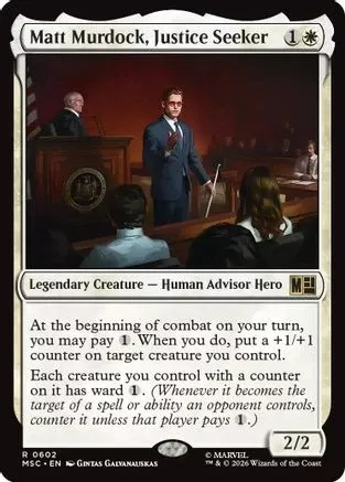 Matt Murdock, Justice Seeker (MSC-602) [Commander: Marvel Super Heroes] Foil