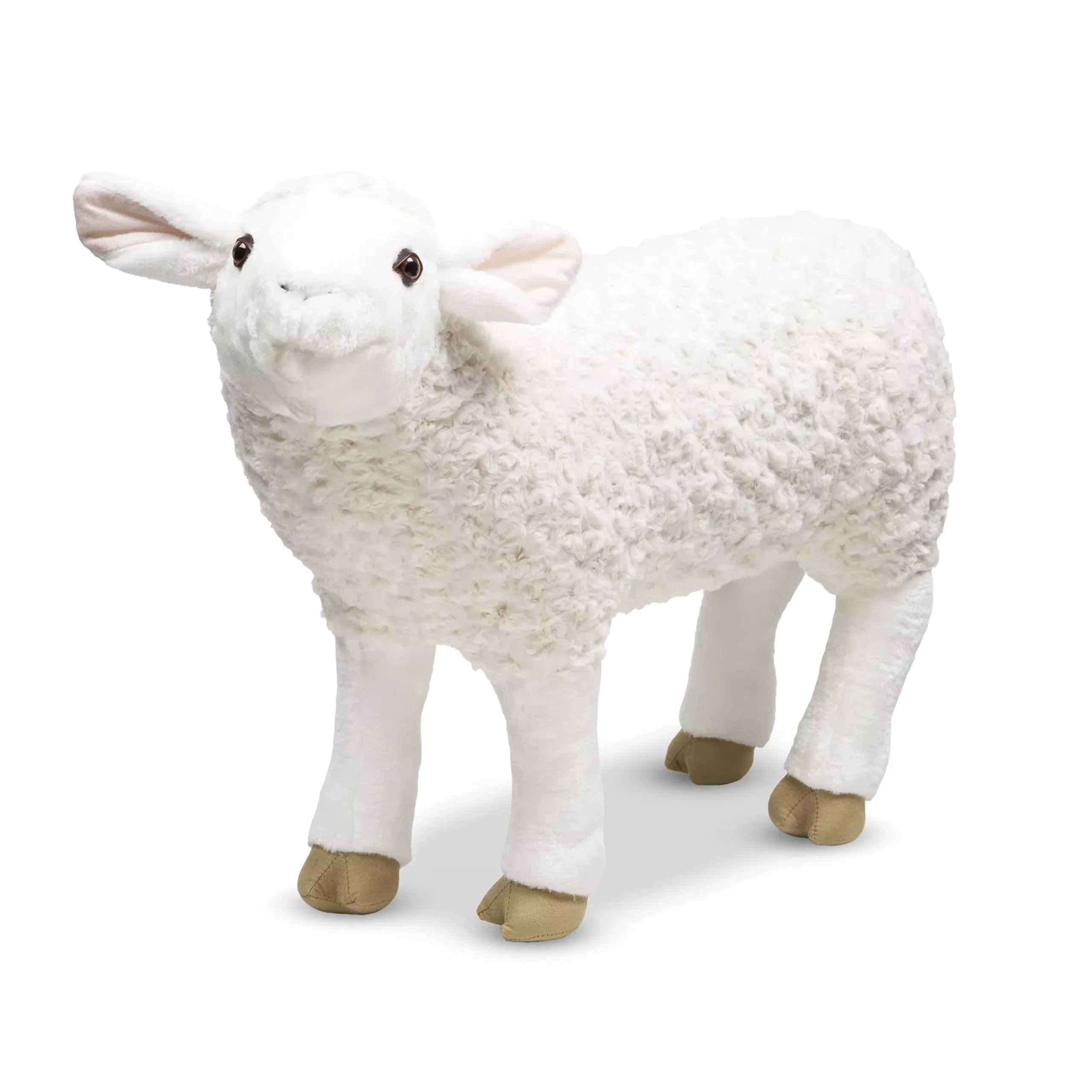 Melissa & Doug Lifelike Plush Sheep 27" Multi-color Soft Toy