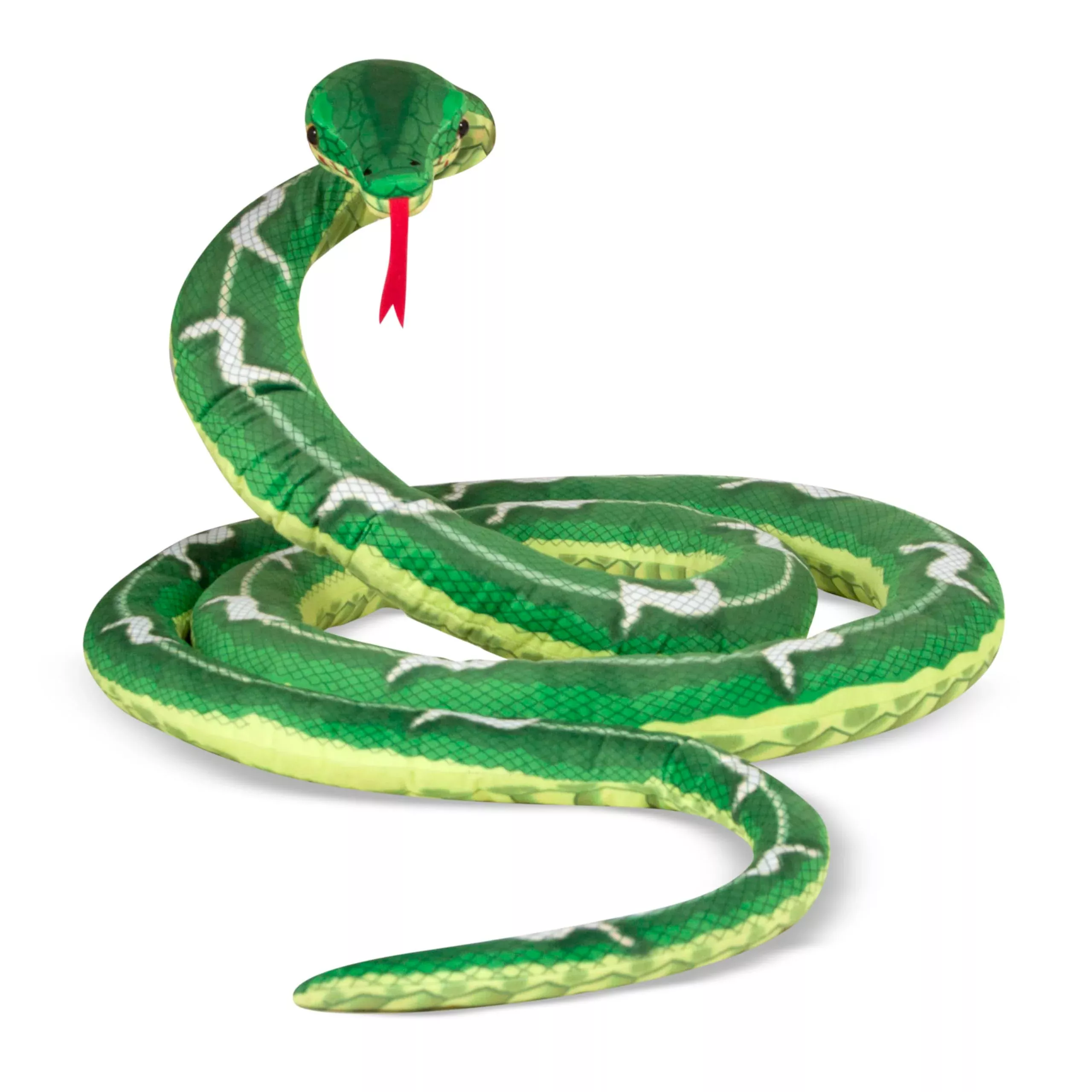 Melissa & Doug Lifesize Plush Boa Constrictor Green 14 Feet