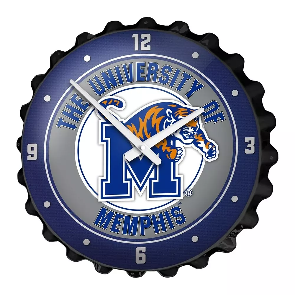 Memphis Tigers: Bottle Cap Wall Clock