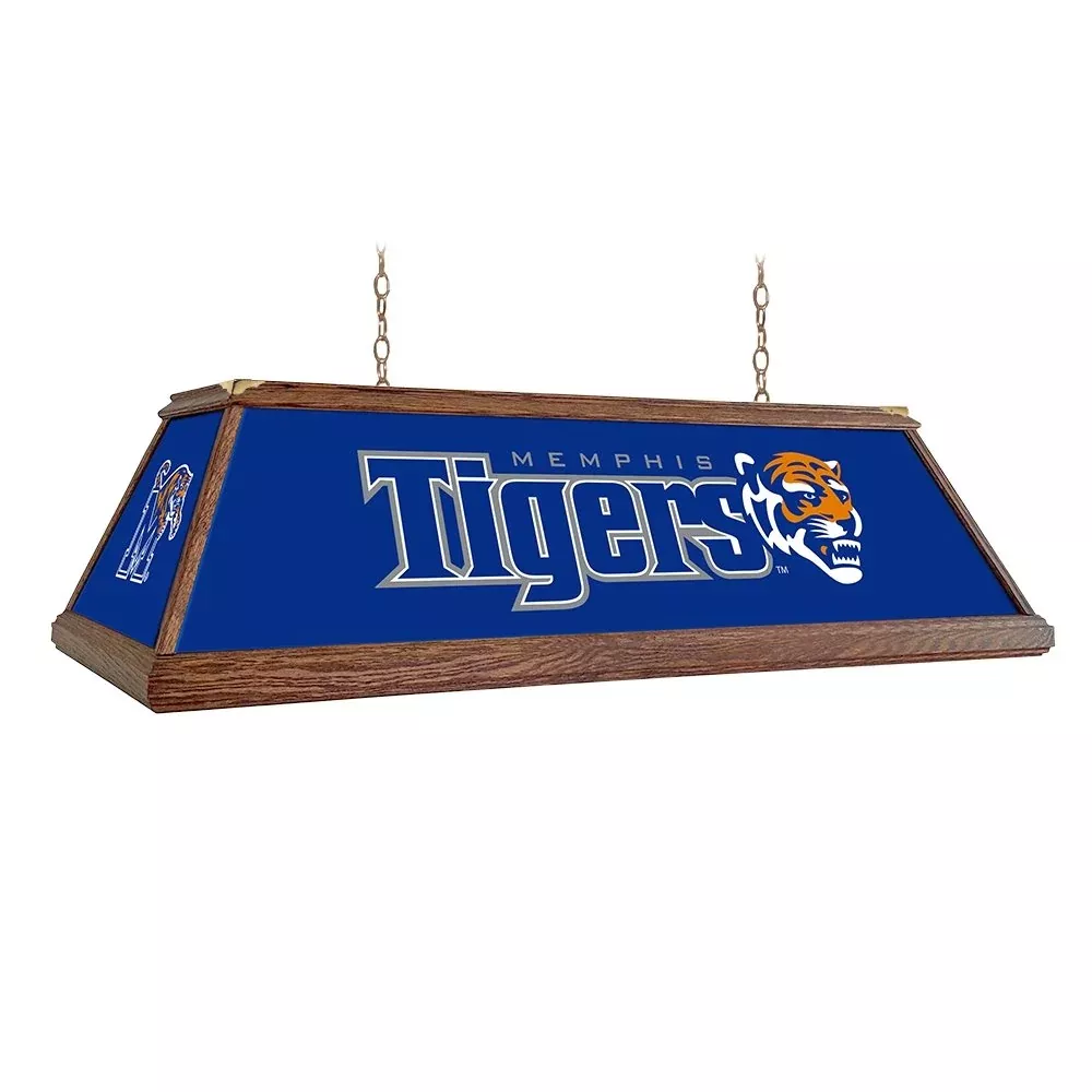 Memphis Tigers: Premium Wood Pool Table Light