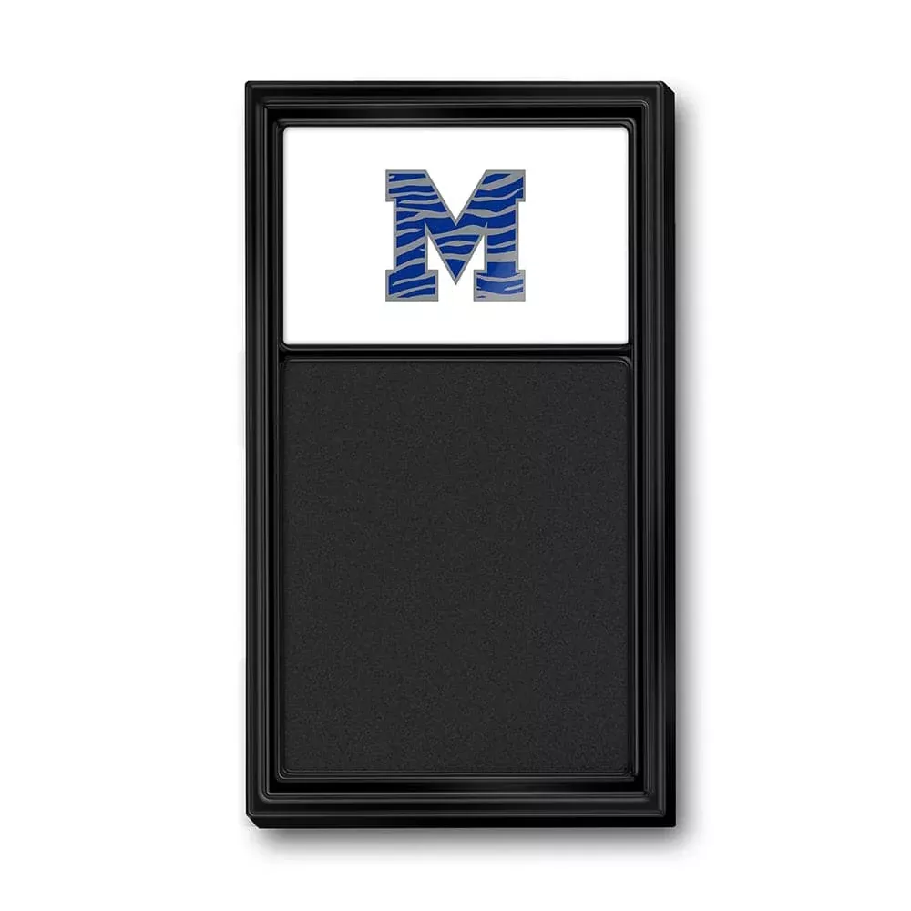 Memphis Tigers: Striped M - Chalk Note Board