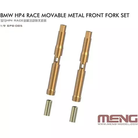 MENG SPS085 1/9 BMW HP4 RACE Movable Metal Front Fork Set (for MENG kit)