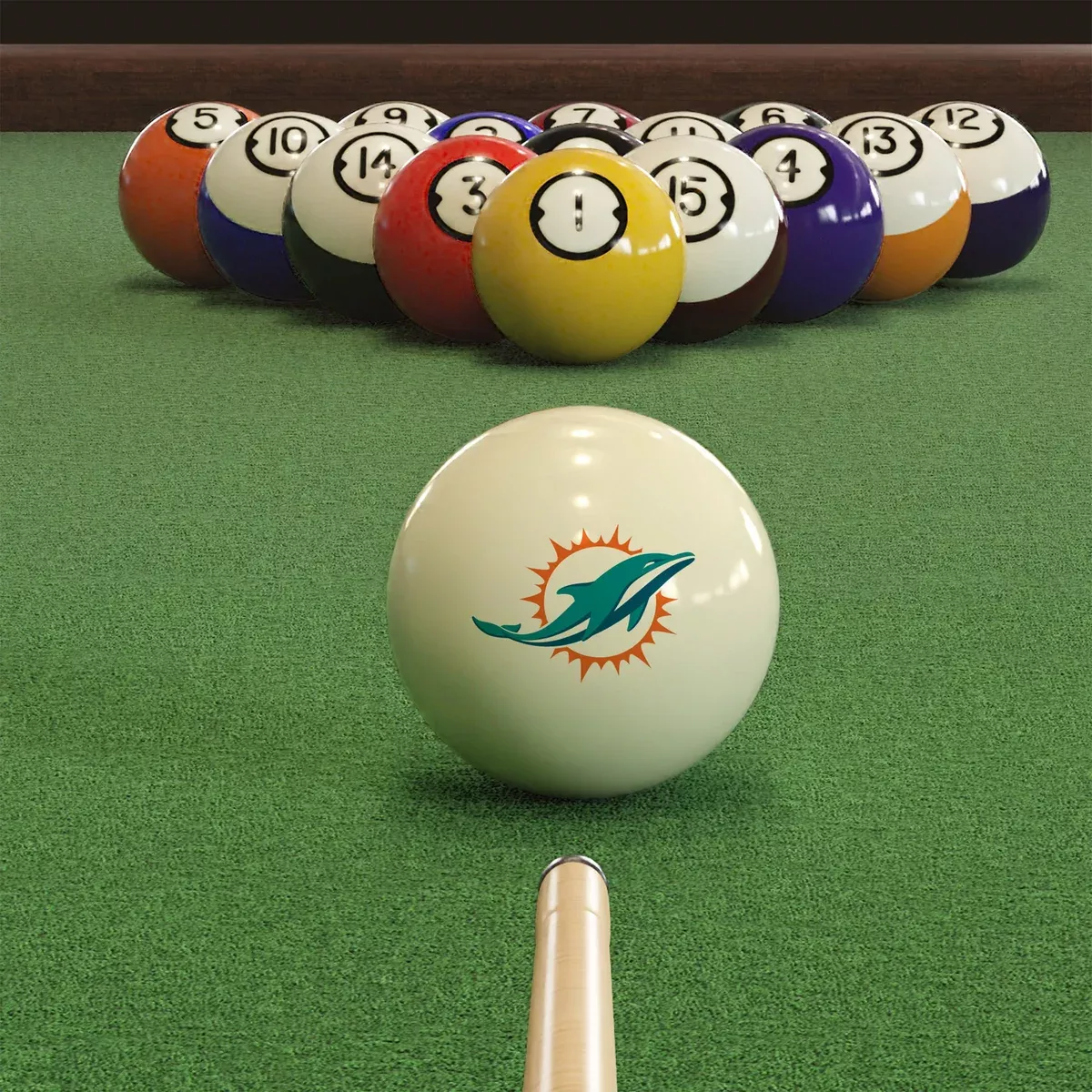Miami Dolphins Cue Ball