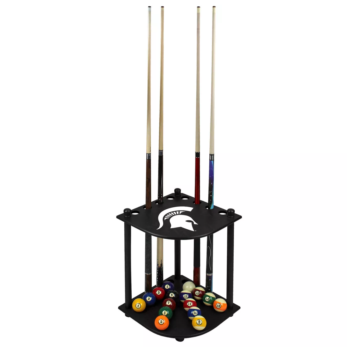 Michigan State Spartans Corner Cue Rack