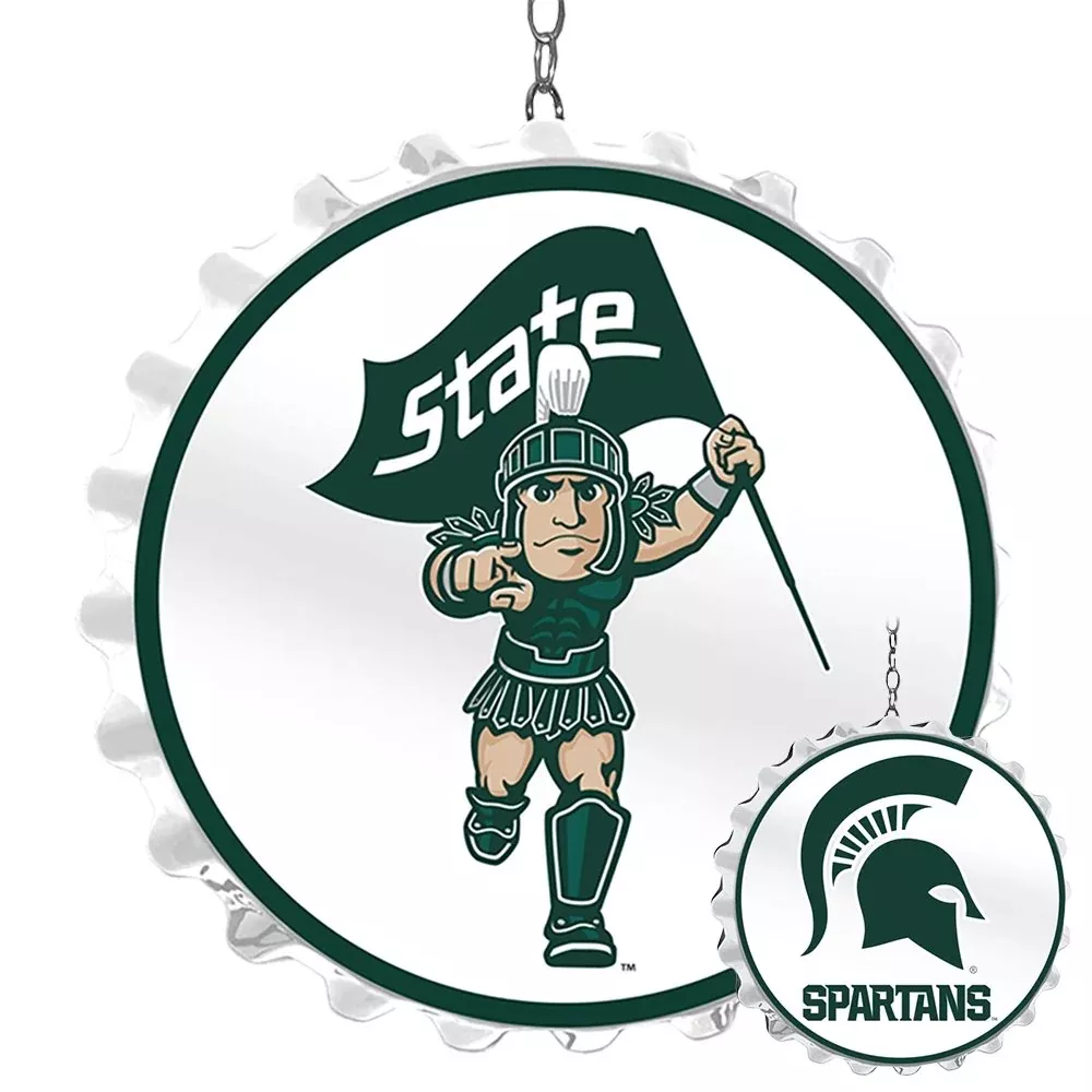 Michigan State Spartans: Sparty - Bottle Cap Dangler