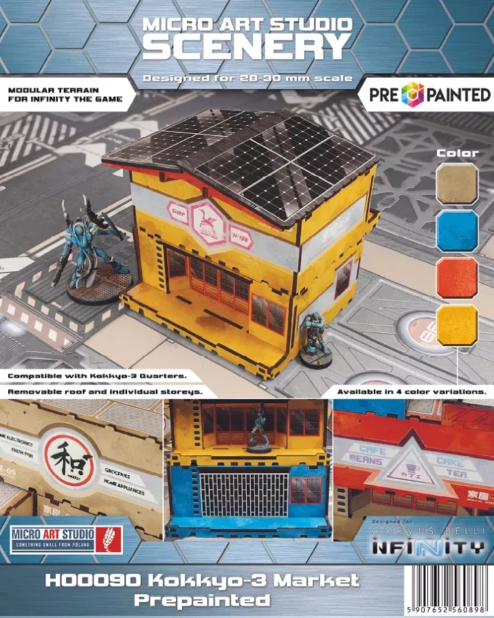 Micro Art Studio - Infinity Scenery - Kokkyo-3 Market (2) PREPAINTED (blue)