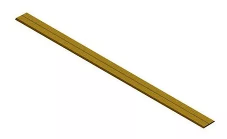 Midwest Products 3019 N Scale Cork Roadbed 25 Strips
