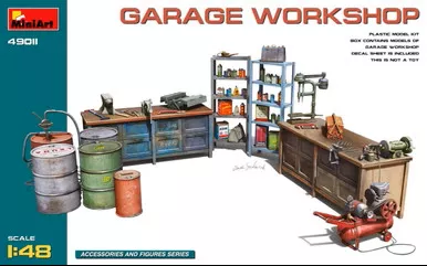 Miniart 49011 1/48 Garage Workshop