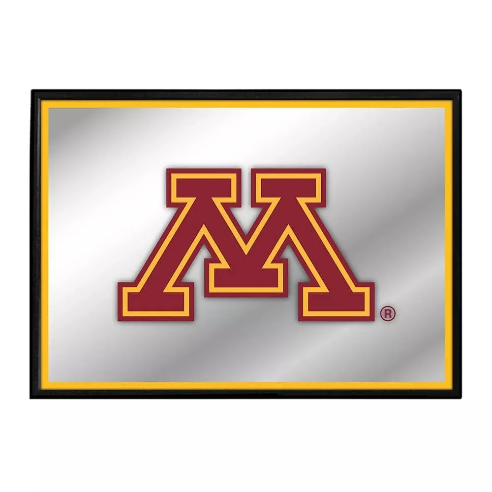 Minnesota Golden Gophers: Framed Mirrored Wall Sign