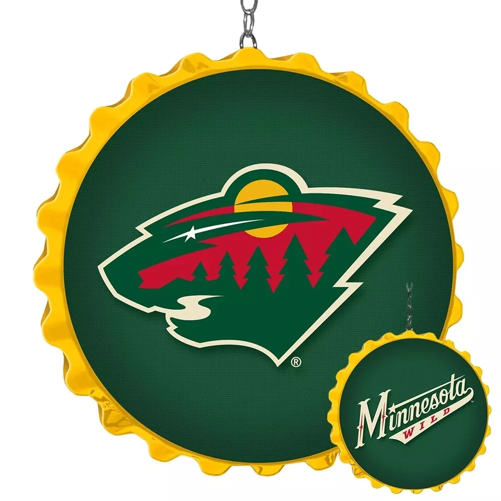 Minnesota Wild: Bottle Cap Dangler