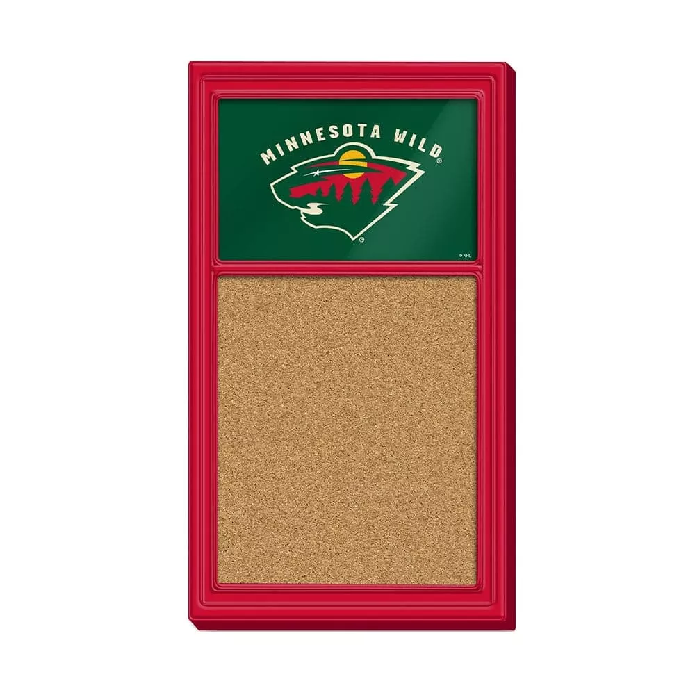 Minnesota Wild: Cork Note Board
