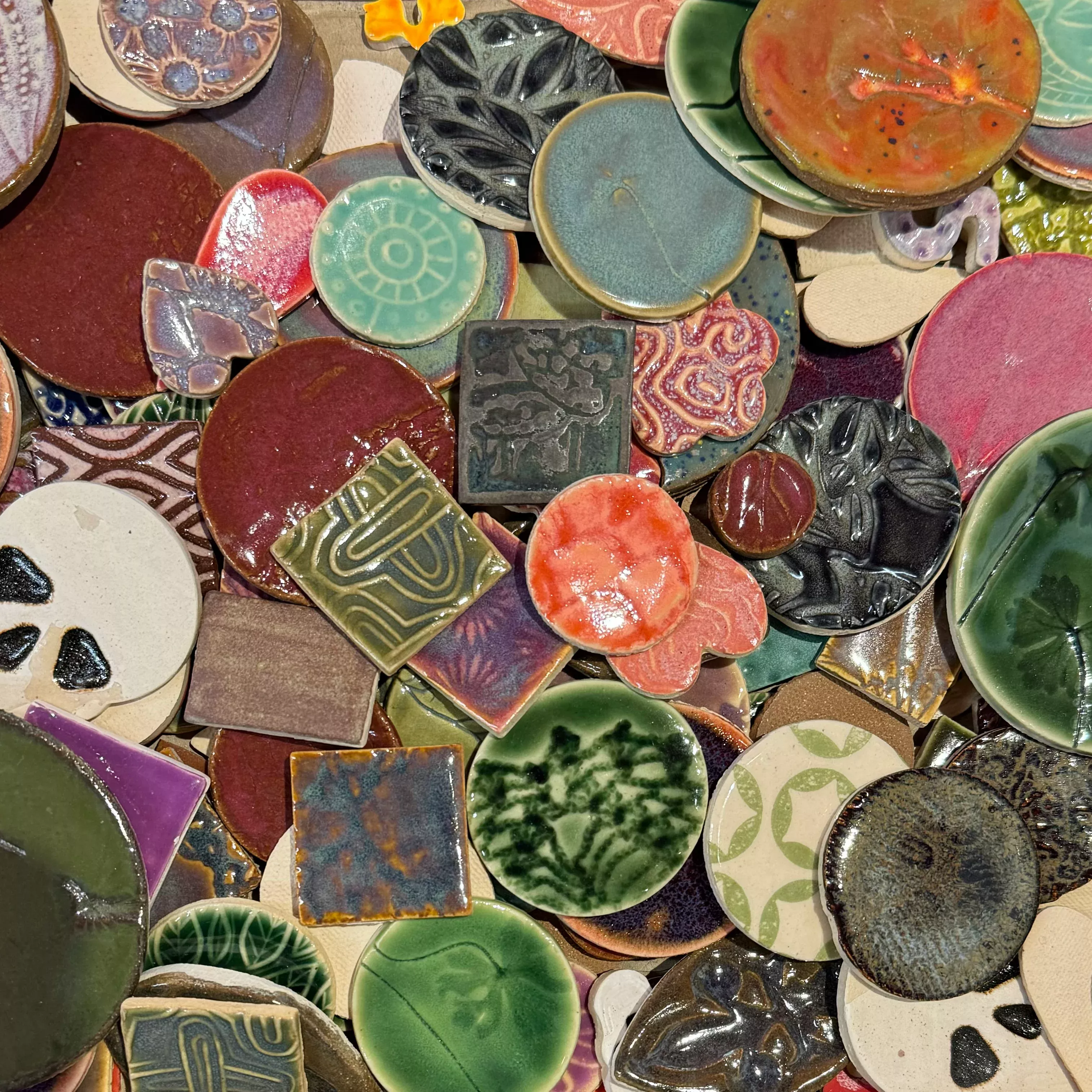 Misfit Grab Bag - Handmade Ceramic tiles