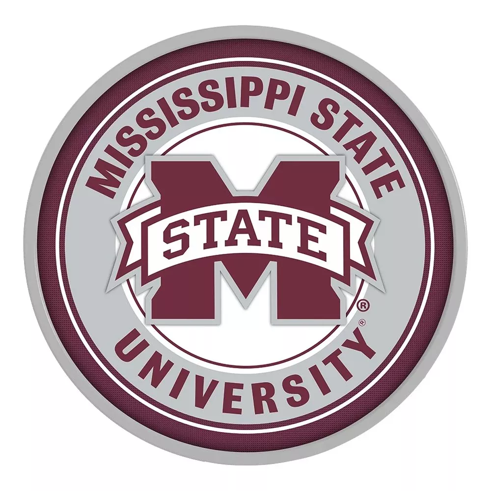 Mississippi State Bulldogs: Modern Disc Wall Sign