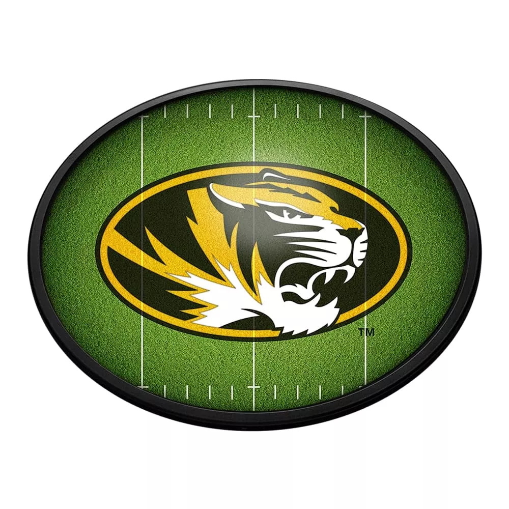 Missouri Tigers: On the 50 - Oval Slimline Lighted Wall Sign
