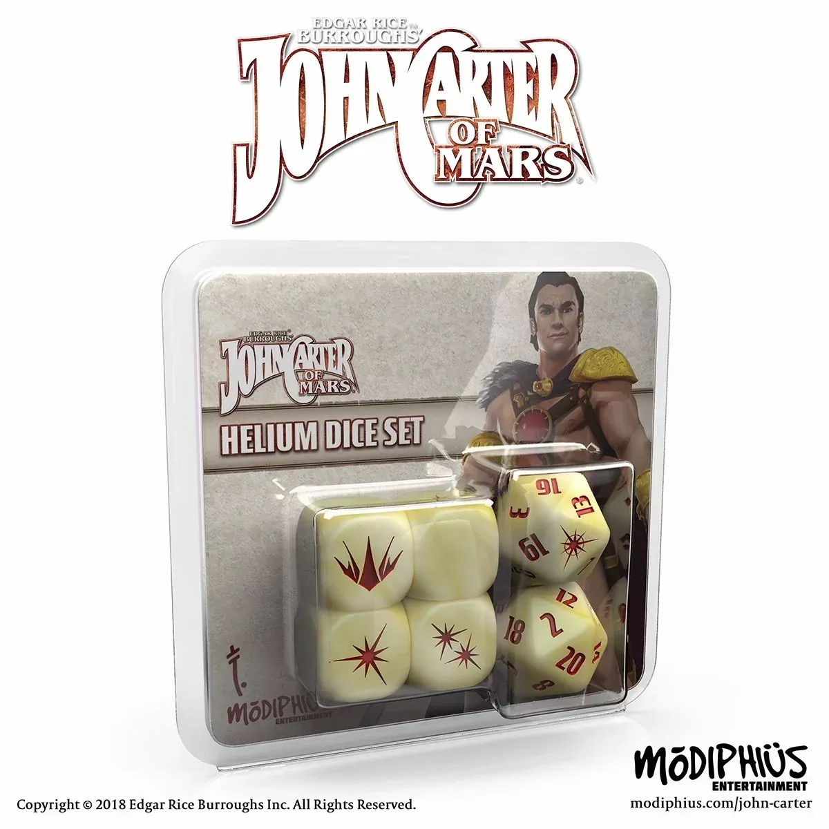 Modiphius: John Carter Helium Dice Set