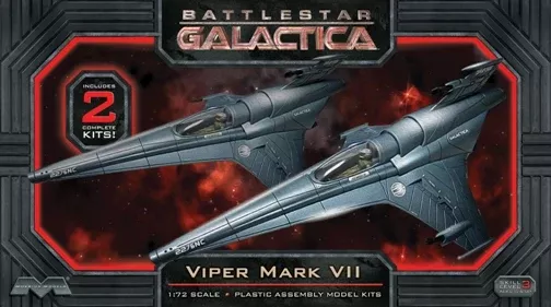 Moebius 958 1/72 BSG Viper MKVII (2 Pack)