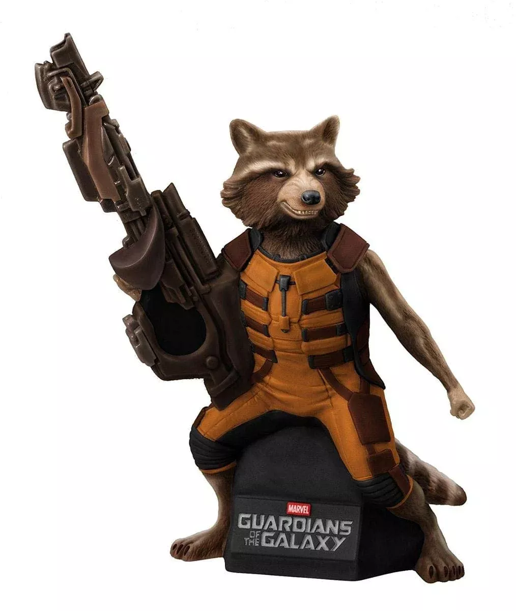 Monogram Marvel'S Guardians Of The Galaxy: Rocket Raccoon Figural Bank