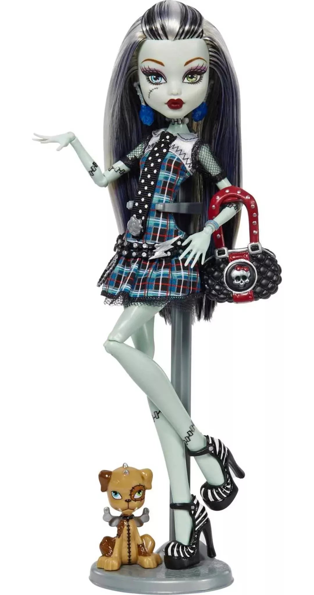 Monster High Frankie Stein Doll with Accessories, 2.95 inches, Multicolor