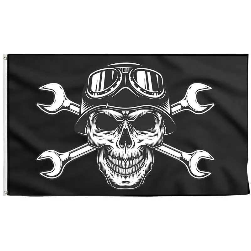Motorcycle Pirate Flag - Jolly Roger | Sons Of Pirate