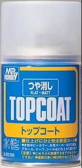 Mr Hobby - B503 - Mr Topcoat Matt Clear Water Based Spray - 100ml