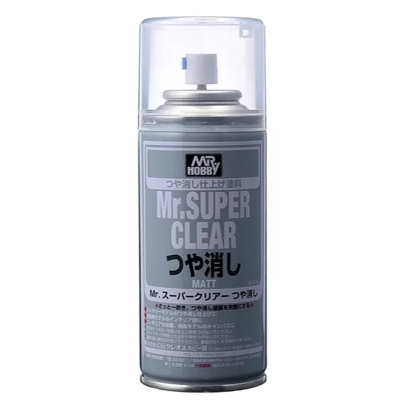 Mr Hobby - B514 - Mr Super Clear Flat Spray - 170ml