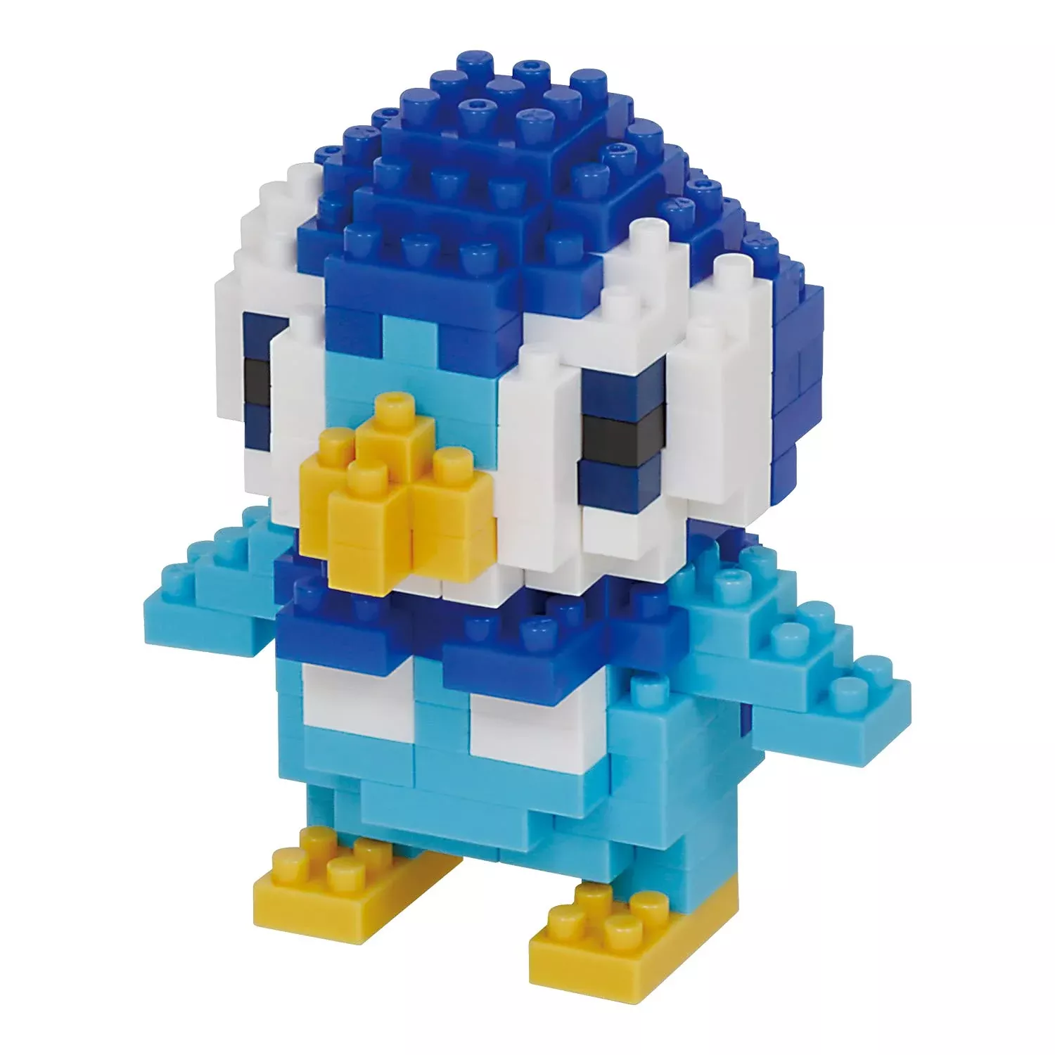 nanoblock Piplup Pokémon Model Kit 2.24" Tall 170 Pieces Small