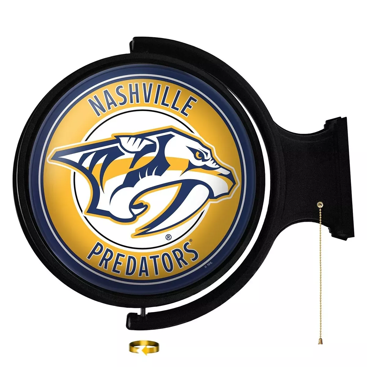 Nashville Predators: Original Round Rotating Lighted Wall Sign