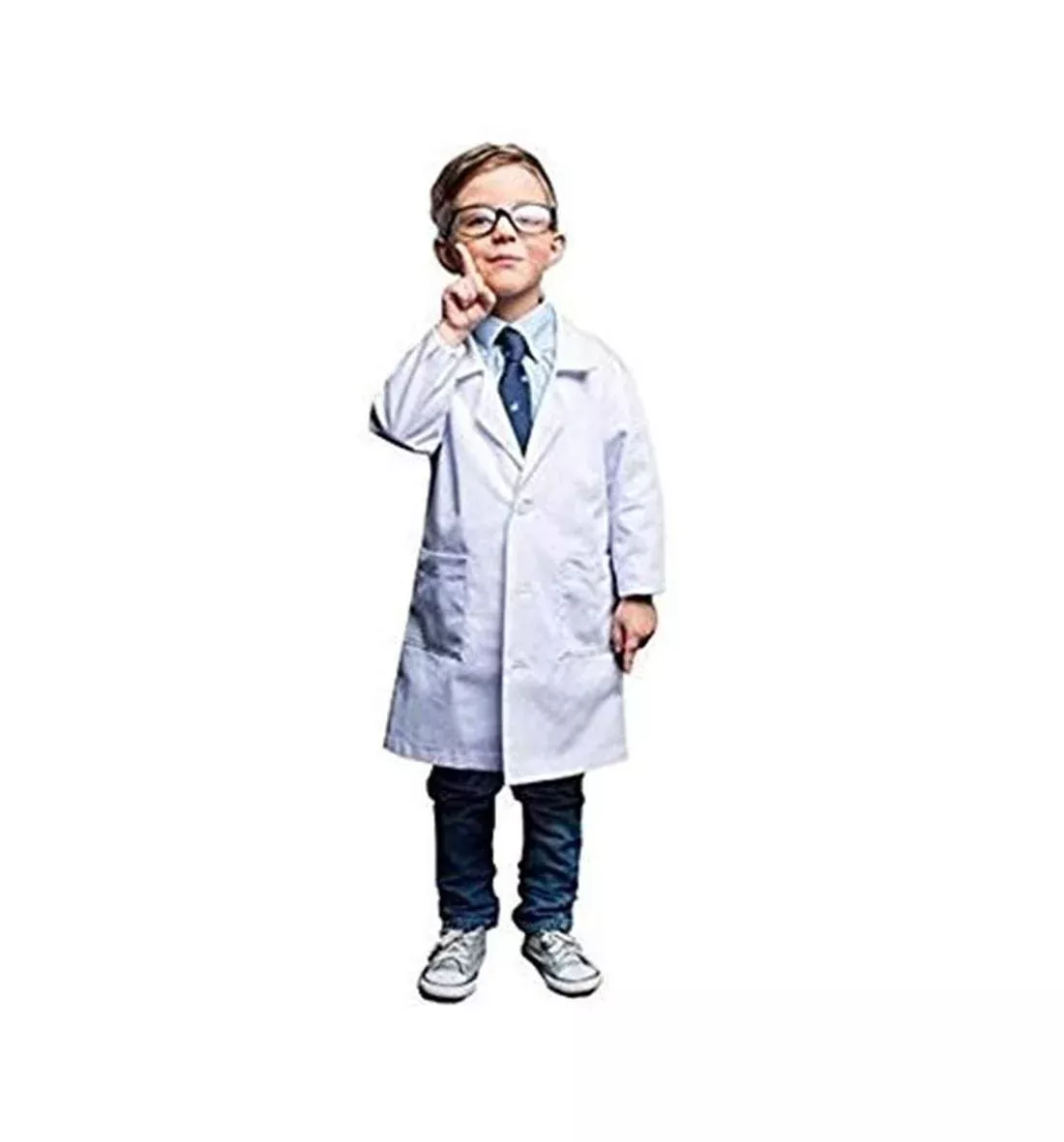 Natural Uniforms Real Children'S Lab Coat For School Projects Halloween Costume, Size (8/10)…